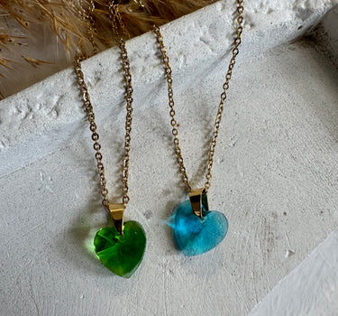 CRYSTAL NECKLACES - set of 4