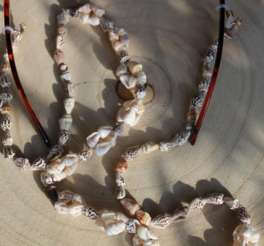ROSE GOLD GLASSES CORD -SHELL