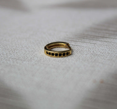 CAPSULE COLLECTION - RUMI BLACK (EAR)RINGS - 2 PIECES